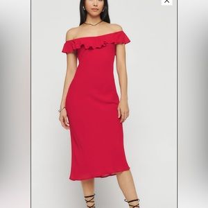 Red Reformation Dress